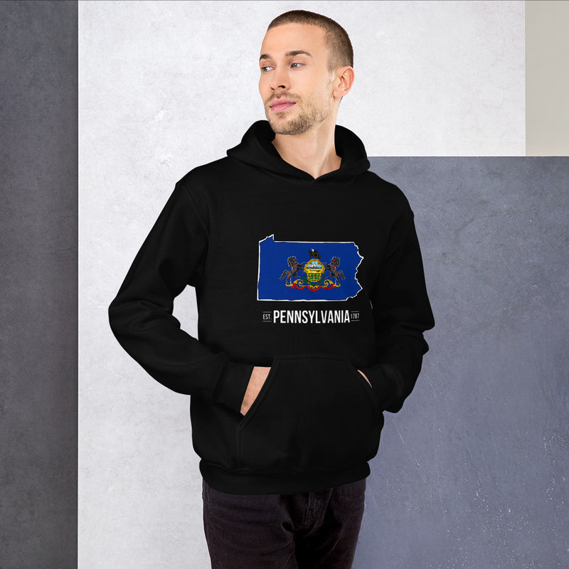 Men's Hoodie - Pennsylvania - State Flag