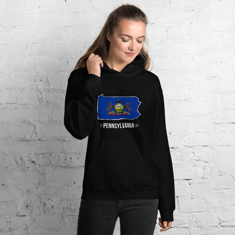 Women's Hoodie - Pennsylvania - State Flag