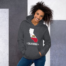 Women's Hoodie - California State Flag