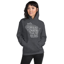 Women's Hoodie - Wisconsin - Words