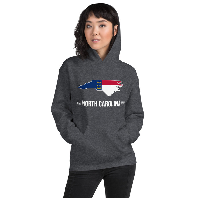 Women's Hoodie - North Carolina - State Flag