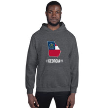 Men's Hoodie - Georgia - State Flag