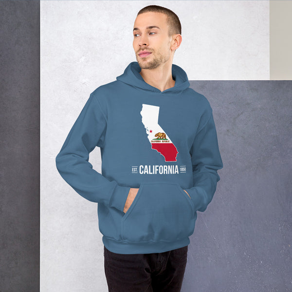 Men's Hoodie - California State Flag