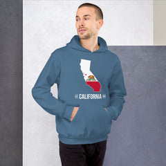 Men's Hoodie - California State Flag