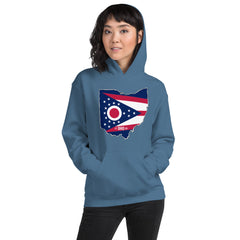 Women's Hoodie - Ohio - State Flag