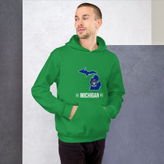 Men's Hoodie - Michigan - State Flag Men's Hoodie - Michigan - State Flag