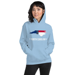 Women's Hoodie - North Carolina - State Flag Women's Hoodie - North Carolina - State Flag
