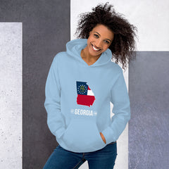 Women's Hoodie - Georgia - State Flag Women's Hoodie - Georgia - State Flag