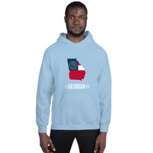 Men's Hoodie - Georgia - State Flag