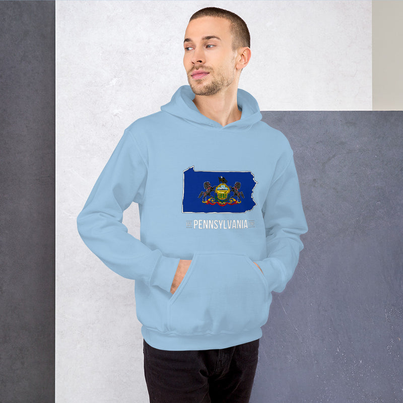 Men's Hoodie - Pennsylvania - State Flag