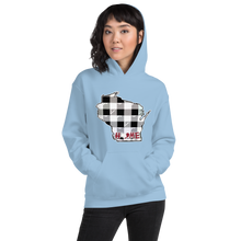 Women's Hoodie - Wisconsin - Tartan - Heart Home College