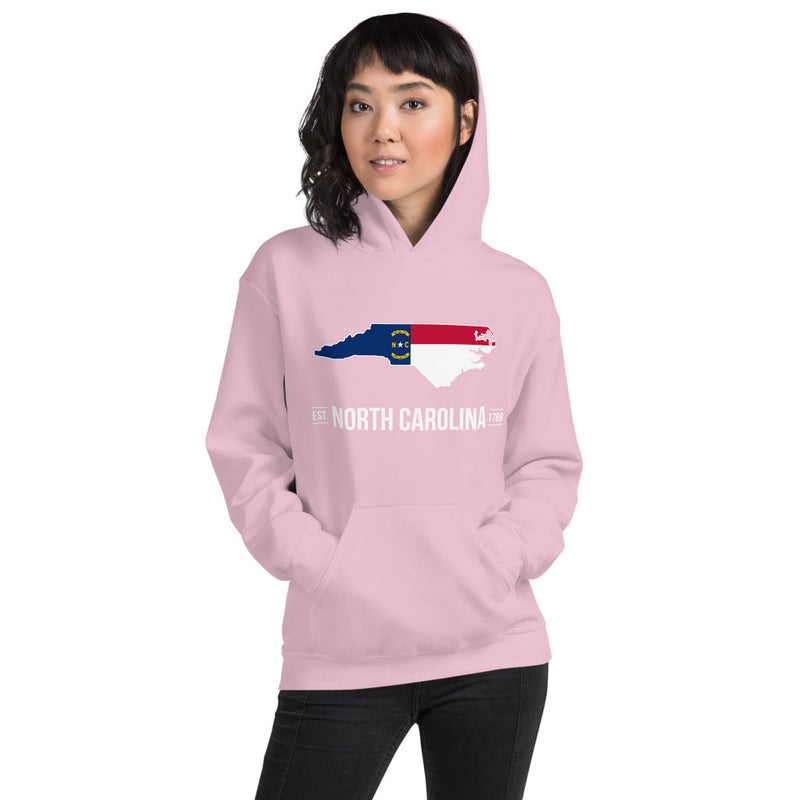 Women's Hoodie - North Carolina - State Flag