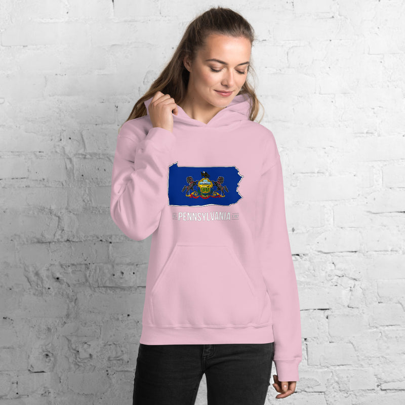 Women's Hoodie - Pennsylvania - State Flag