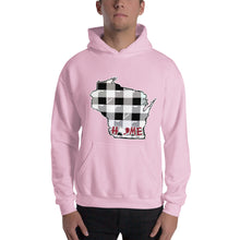 Men's Hoodie - Wisconsin - Tartan - Home Heart College