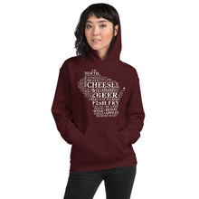 Women's Hoodie - Wisconsin - Words