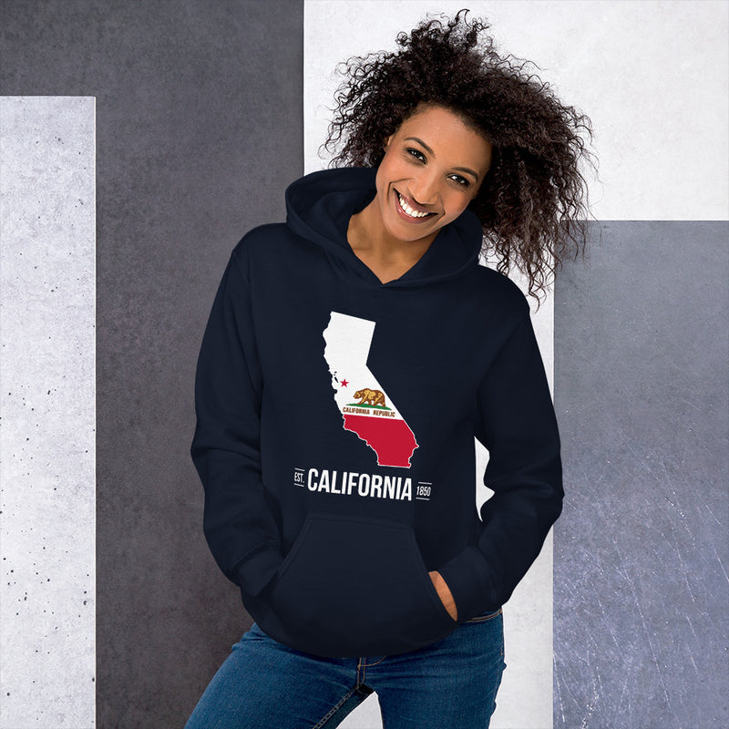 Women's Hoodie - California State Flag