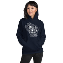 Women's Hoodie - Wisconsin - Words
