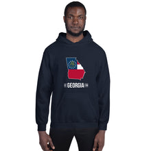 Men's Hoodie - Georgia - State Flag