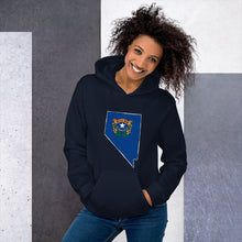Women's Hoodie - Nevada - State Flag