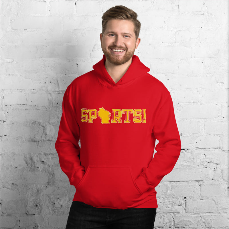 Men's Hoodie - Wisconsin - Sports