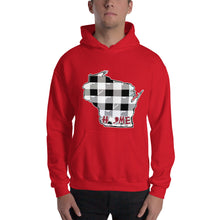 Men's Hoodie - Wisconsin - Tartan - Home Heart College