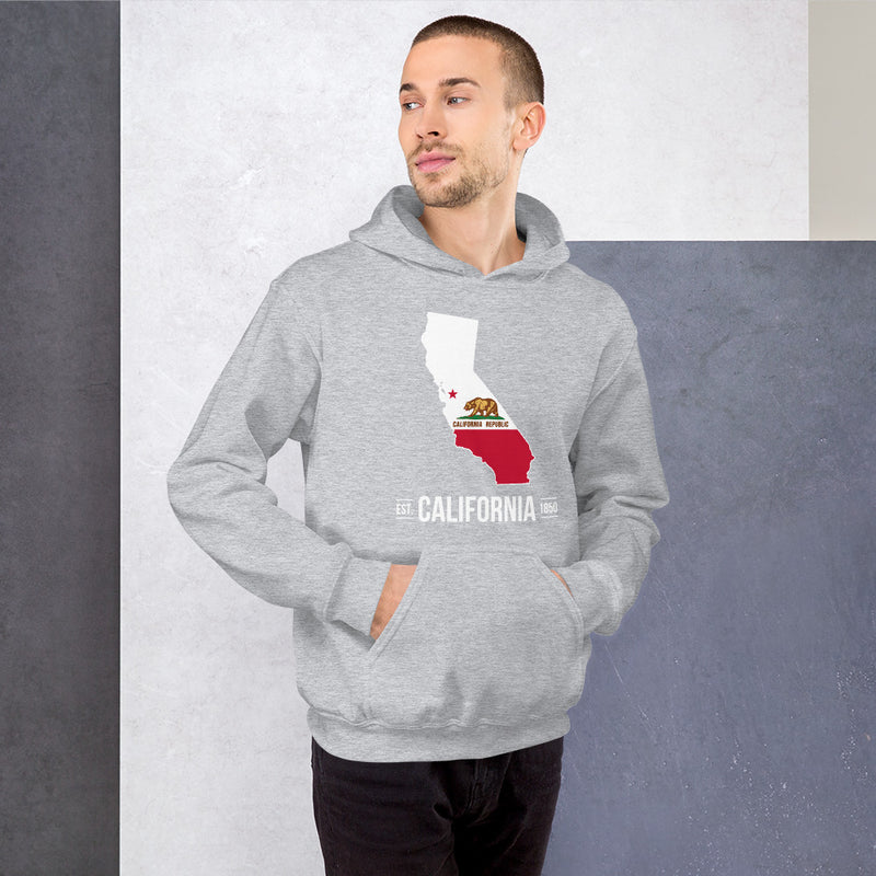 Men's Hoodie - California State Flag