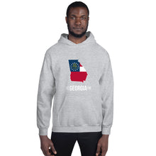 Men's Hoodie - Georgia - State Flag