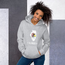 Women's Hoodie - Illinois - State Flag