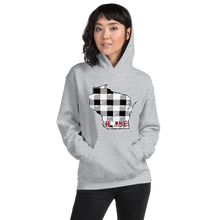 Women's Hoodie - Wisconsin - Tartan - Heart Home College
