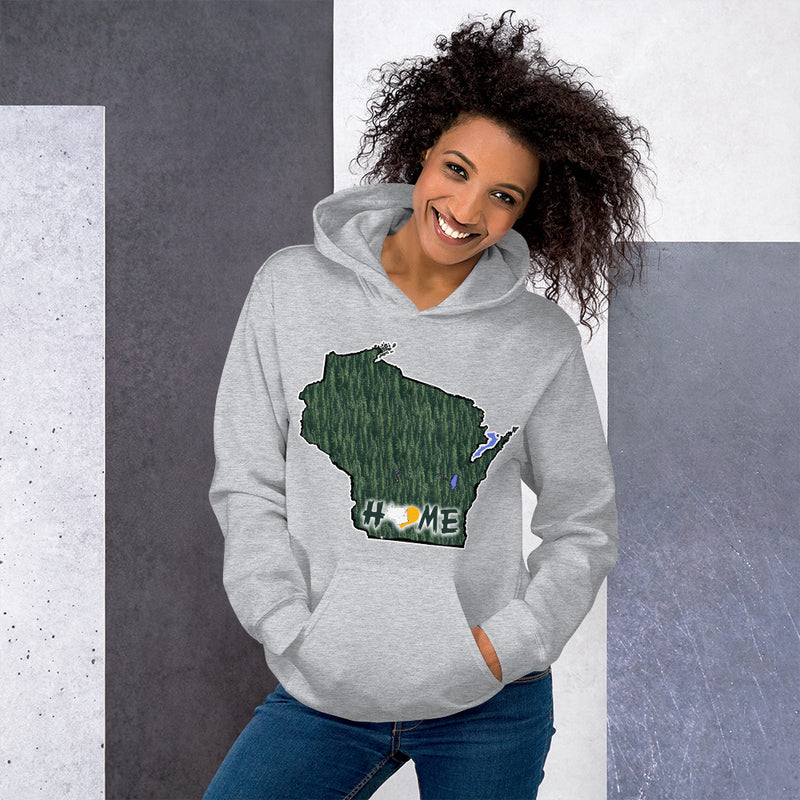 Women's Hoodie - Wisconsin - Lakes-Forest - Pro