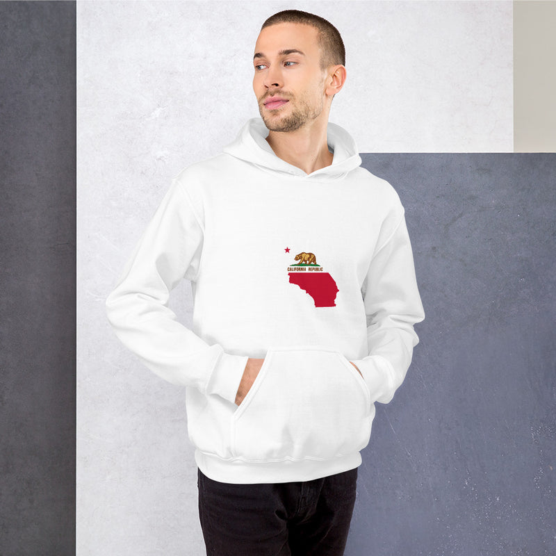 Men's Hoodie - California State Flag