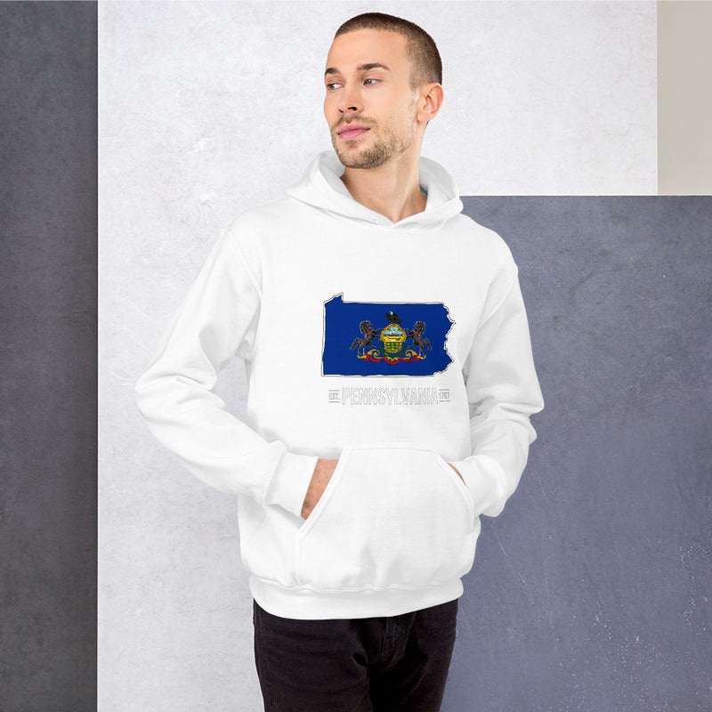 Men's Hoodie - Pennsylvania - State Flag