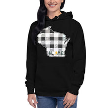 Women's Hoodie - Wisconsin - Tartan - Home Heart Pro