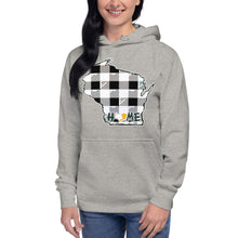 Women's Hoodie - Wisconsin - Tartan - Home Heart Pro