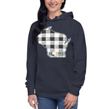 Women's Hoodie - Wisconsin - Tartan - Home Heart Pro