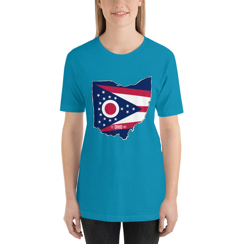 Women's T-Shirt - Ohio - State Flag