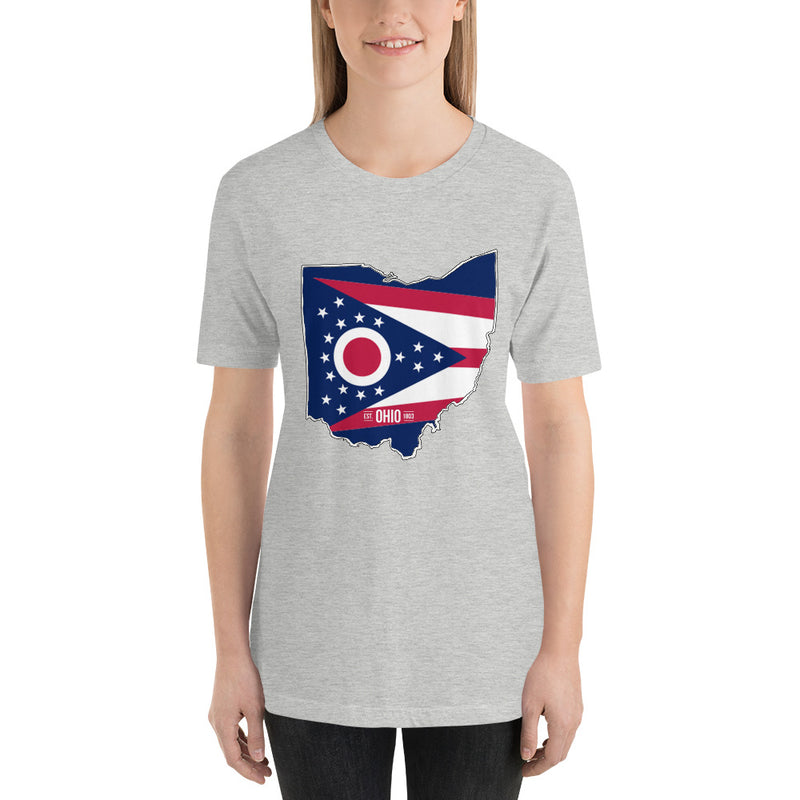 Women's T-Shirt - Ohio - State Flag