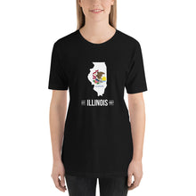Women's T-Shirt - Illinois - State Flag