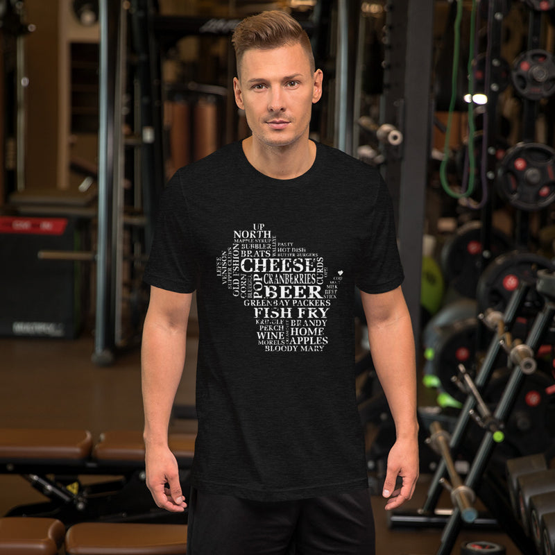 Men's T-Shirt - Wisconsin - Words