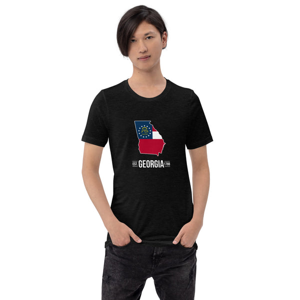 Men's T-Shirt - Georgia - State Flag