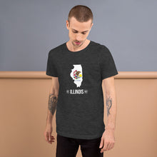 Men's T-Shirt - Illinois - State Flag