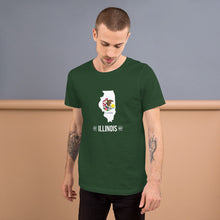 Men's T-Shirt - Illinois - State Flag