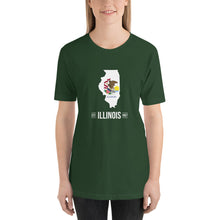 Women's T-Shirt - Illinois - State Flag