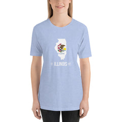 Women's T-Shirt - Illinois - State Flag Women's T-Shirt - Illinois - State Flag