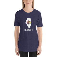 Women's T-Shirt - Illinois - State Flag