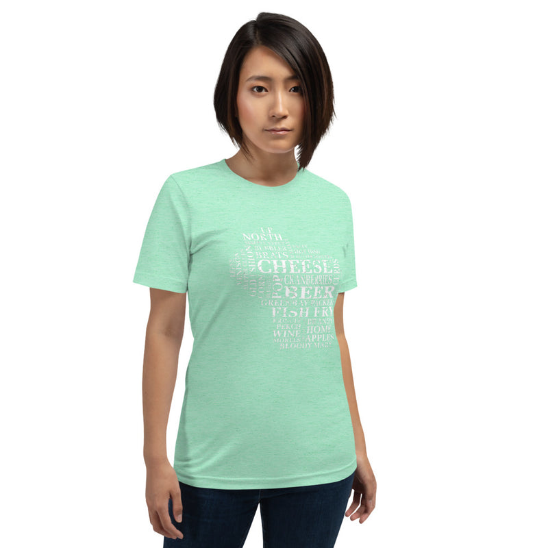 Women's T-Shirt - Wisconsin - Words