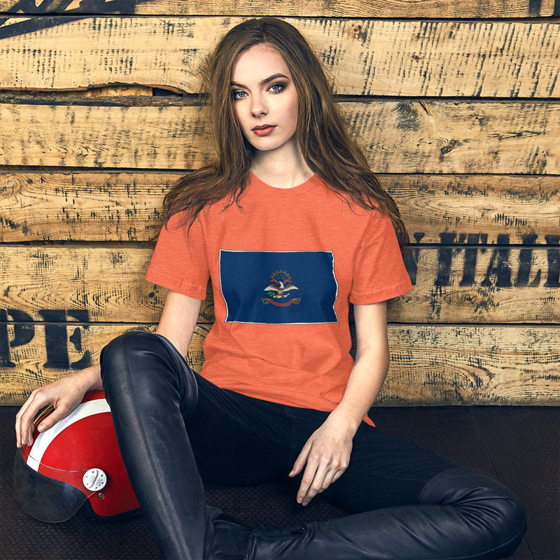 Women's T-Shirt - North Dakota - State Flag