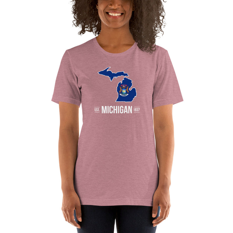 Women's T-Shirt - Michigan - State Flag