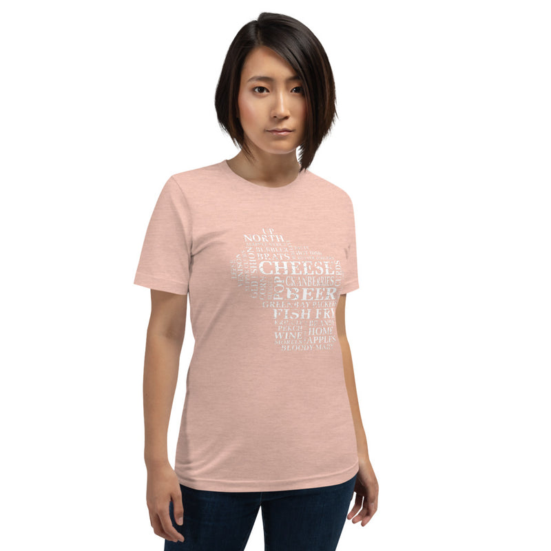 Women's T-Shirt - Wisconsin - Words