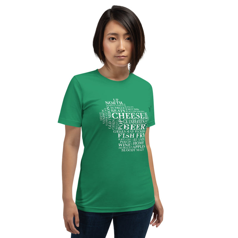 Women's T-Shirt - Wisconsin - Words